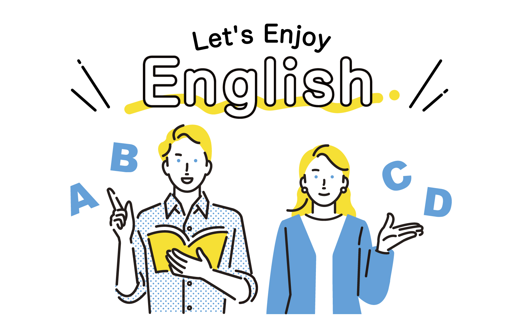 教室イメージ（洋書多読の風景）